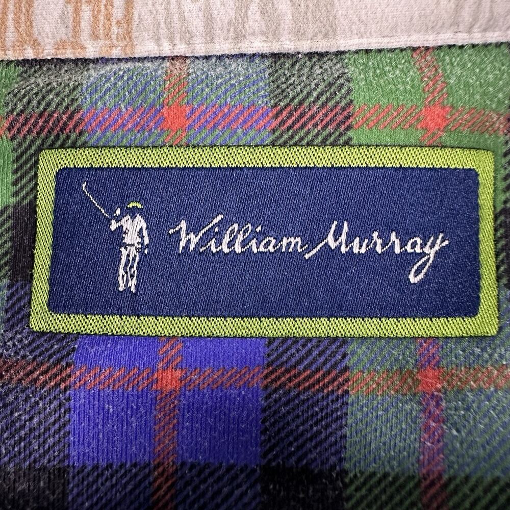 William Murray Performance Polo Mens XL Distillery Whiskey Bourbon Print Stretch - Picture 9 of 16